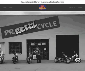 RRsrebelcycle.ca(Motorcycle Parts & Service) Screenshot