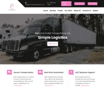 RRtransportationinc.com(R&R TRANSPORTATION) Screenshot