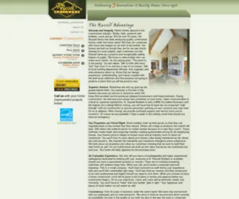 RRussellbuilders.com(Homes of Distinction) Screenshot