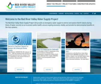 RRVWSP.com(Red River Valley Water Supply Project) Screenshot