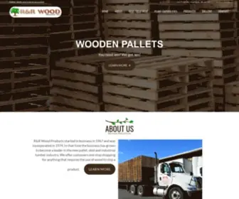 RRwood.com(R&R Wood Products) Screenshot