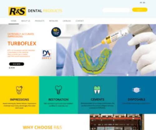 RS-Dental-Products.com(Dental products) Screenshot