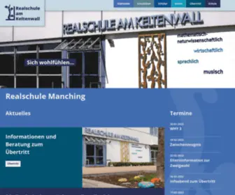 RS-Manching.de(Realschule Manching) Screenshot