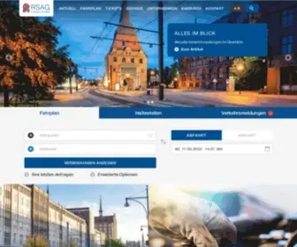 Rsag-Online.de(Straßenbahn) Screenshot
