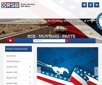 RSB-Parts.de(RSB Mustang Parts) Screenshot