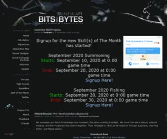 Rsbandb.com(Runescape Bits & Bytes) Screenshot