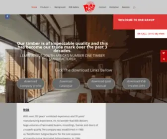 RSBgroup.co.za(RSB Specialist Timber Manufacturer) Screenshot