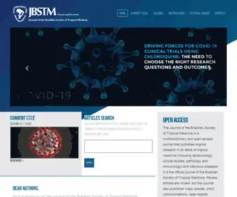 RSBMT.org.br(Revista da Sociedade Brasileira de Medicina Tropical) Screenshot