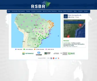 RSBR.gov.br(Rede Sismografica Brasileira) Screenshot