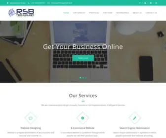 RSbtechnology.in(RsbTechnology-Website designing company in jamshedpur) Screenshot