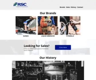 RSCbrands.com(RSC Chemical Solutions) Screenshot