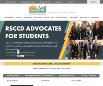 RSCCD.edu(Rancho Santiago Community College District) Screenshot