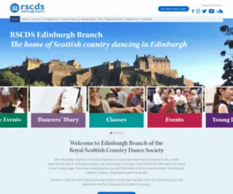 RSCDsedinburgh.org(RSCDS Edinburgh Branch) Screenshot