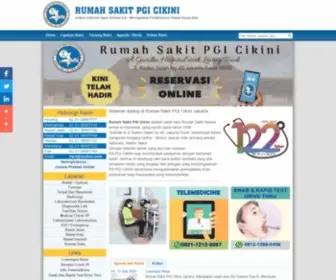 Rscikini.com(Rumah Sakit PGI Cikini Jakarta) Screenshot