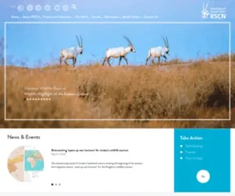 RSCN.org.jo(RSCN) Screenshot