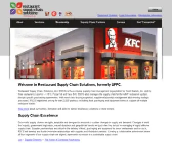 RSCS.com(Restaurant Supply Chain Solutions) Screenshot