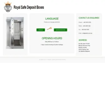 RSDB.com.my(Royal Safe Deposit Boxes Malaysia) Screenshot