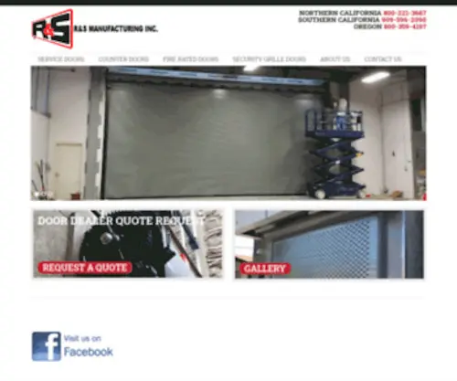 RSDRprod.com(Commercial Doors and Aluminum Security Grille Manufacturer) Screenshot