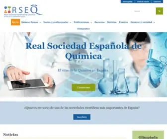 Rseq.org(RSEQ, Real Sociedad Española de Química) Screenshot
