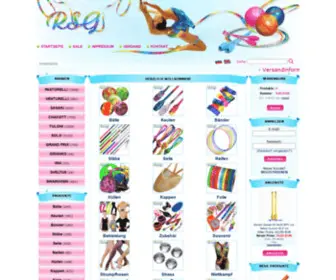 RSG-Shop.com(Alles für Rhythmische Sportgymnastik) Screenshot