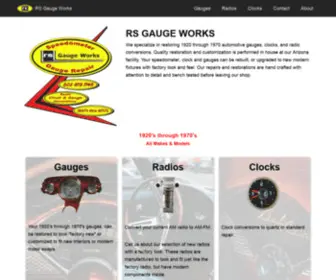 Rsgaugeworks.com(RS Gauge Works) Screenshot