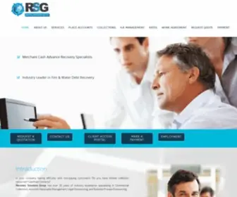 RSgcollect.com(Recovery Solutions Group) Screenshot