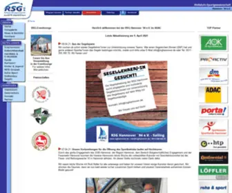 RSghannover.de(RSG Hannover ´94 e.V) Screenshot