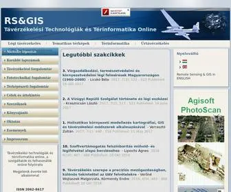 Rsgis.hu(Térinformatika online) Screenshot
