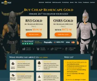 Rsgoldpot.com(Buy RuneScape Gold) Screenshot