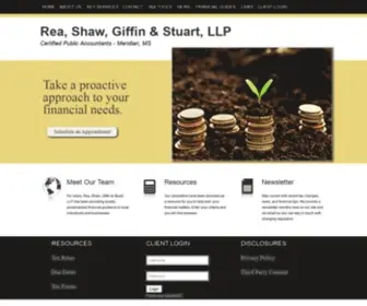 RSGScpa.com(Rea, Shaw, Giffin & Stuart, LLP) Screenshot