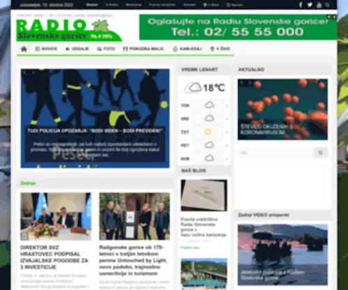 RSG.si(Portal Radia Slovenske gorice) Screenshot