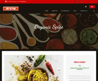 RshagroindiapVtltd.com(Indian Spices Online) Screenshot