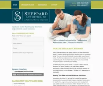 Rsheppardlaw.com(Spokane Bankruptcy Attorney) Screenshot