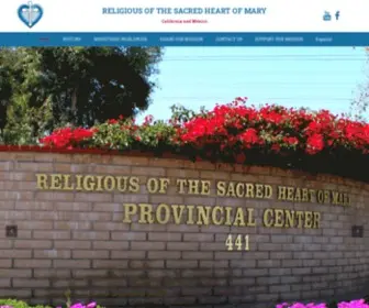 RSHM.org(RELIGIOUS OF THE SACRED HEART OF MARY) Screenshot