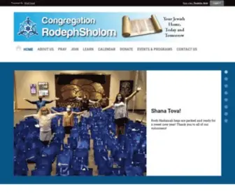 Rsholom.org(Congregation Rodeph Sholom) Screenshot