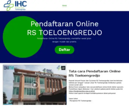 RShvaonline.com(RS HVA Pendaftaran Online) Screenshot