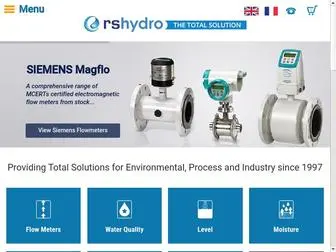 RSHYdro.co.uk(Ultrasonic Flow Meters) Screenshot