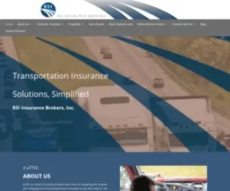 Rsiinsurancebrokers.com(RSI Insurance) Screenshot