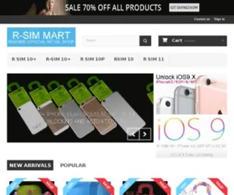 Rsimmart.com(Shop) Screenshot