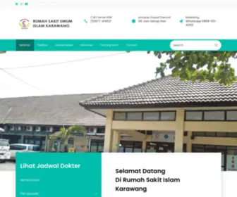 Rsislam-Karawang.com(Rumah Sakit Islam Karawang) Screenshot