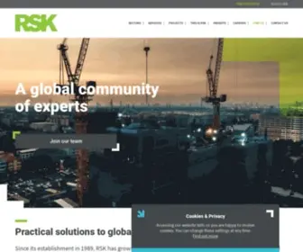 RSK.co.uk(Engineering and Environmental Consultancy) Screenshot