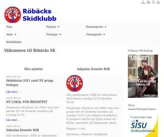 RSK.nu(RÖBÄCKS SKIDKLUBB) Screenshot