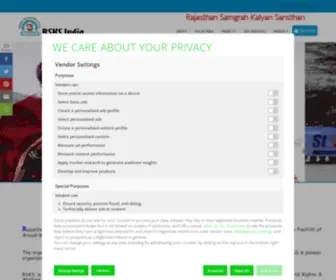 RSksajMer.org(Rajasthan Samgrah Kalyan Sansthan) Screenshot