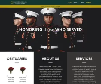 Rslewisandsonsfuneralhome.com(R.S) Screenshot