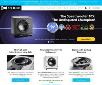 RSLspeakers.com(RSL Speaker Systems) Screenshot