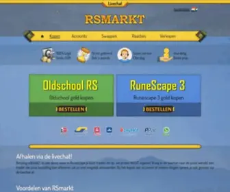 Rsmarkt.nl(Goedkoper RS Gold kopen) Screenshot