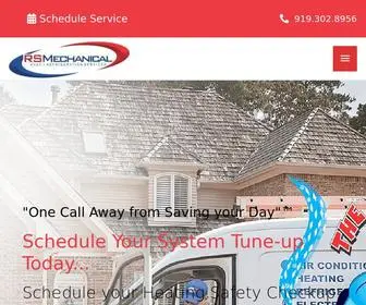 Rsmechanicalservices.com(HVAC & Refrigeration Services of Raleigh & Durham NC) Screenshot