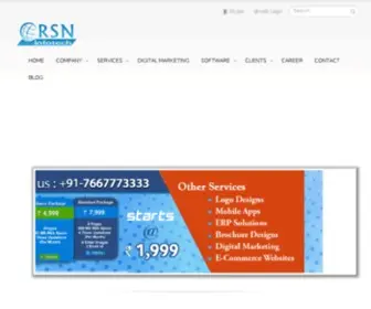 Rsninfotech.com(Rsn Infotech) Screenshot
