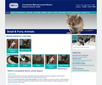 RSpca-Lincoln.org.uk(RSPCA Lincolnshire Mid & Lincoln Branch) Screenshot