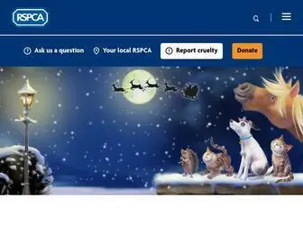 RSpca.org.uk(The Largest Animal Welfare Charity in the UK) Screenshot